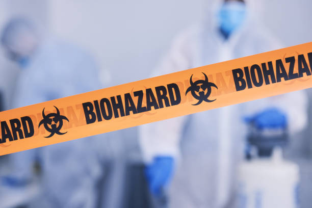 Professional Biohazard technician working in New Durham, NH